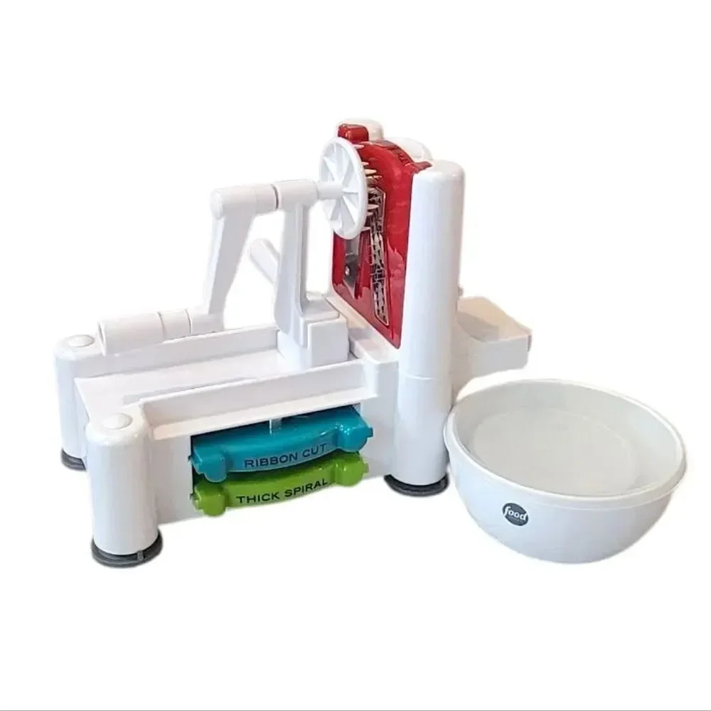 Food Network Tabletop Vegetable Spiralizer 8 Piece Set